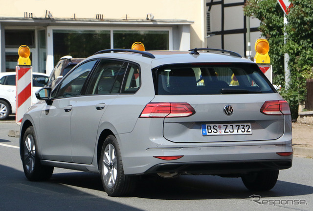 VW ゴルフ ヴァリアント 開発車両 スクープ写真