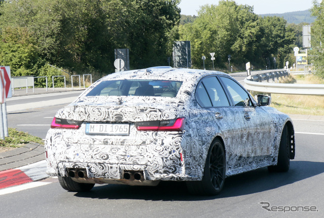 BMW M3セダン 新型プロトタイプ(スクープ写真)