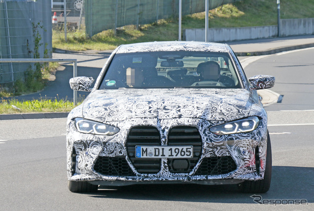 BMW M3セダン 新型プロトタイプ(スクープ写真)