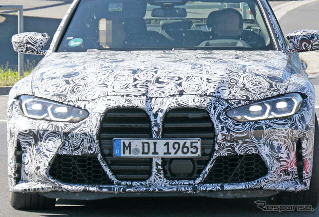 BMW M3セダン 新型プロトタイプ(スクープ写真)