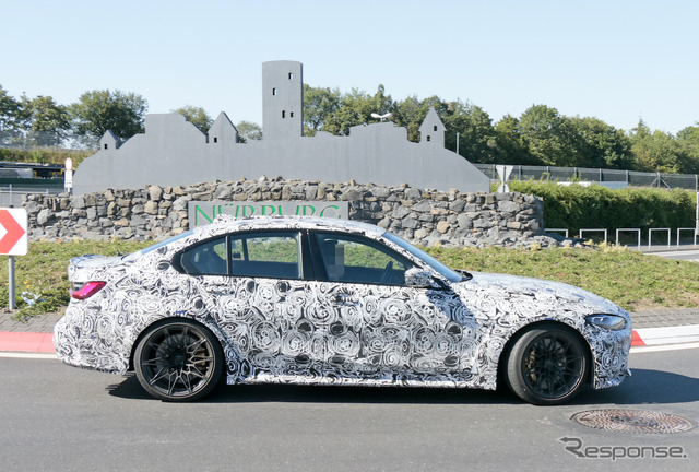 BMW M3セダン 新型プロトタイプ(スクープ写真)