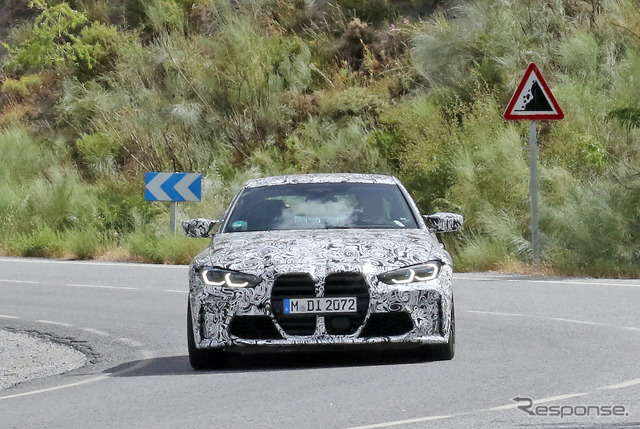 BMW M4クーペ 新型プロトタイプ(スクープ写真)