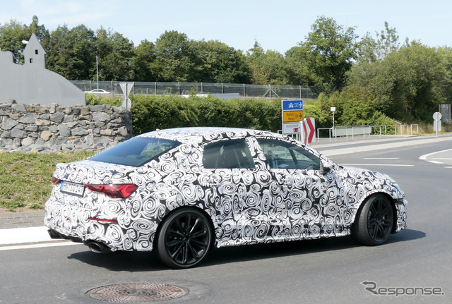 アウディ RS3セダン 次期型プロトタイプ(スクープ写真)
