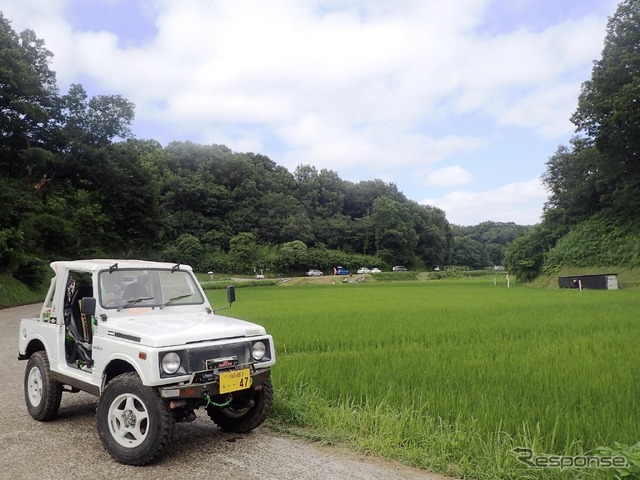 街中よりも、こういう風景が良く似合う？