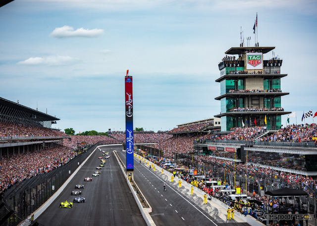 第104回インディ500は8月23日決勝の予定(写真は2019年の第103回大会)。
