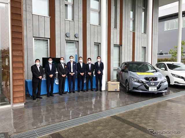 日産自動車と岩手県陸前高田市、岩手日産自動車、盛岡日産モーター、日産プリンス岩手販売、日産チェリー岩手販売および東北が「電気自動車（EV）を活用した持続可能なまちづくりに関する連携協定」を締結