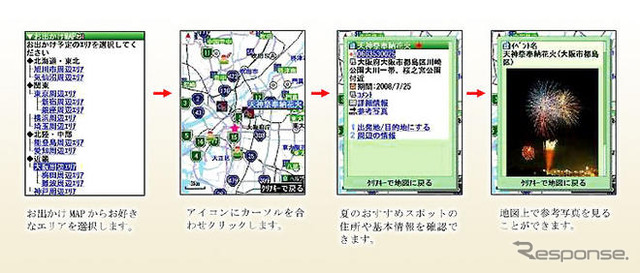 ナビタイムで『夏特集』を提供中