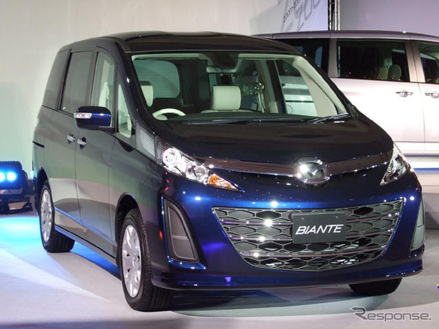 【マツダ ビアンテ 発表】プレマシー よりも広さを、MPV よりも取り回しのよさを