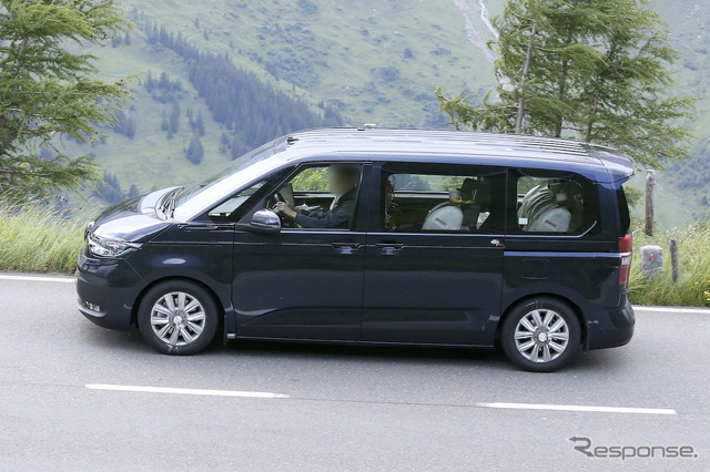 VW T7 市販型プロトタイプ(スクープ写真)