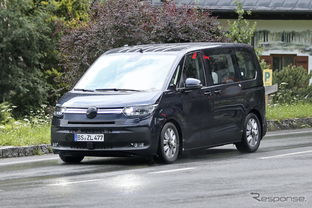 VW T7 市販型プロトタイプ(スクープ写真)