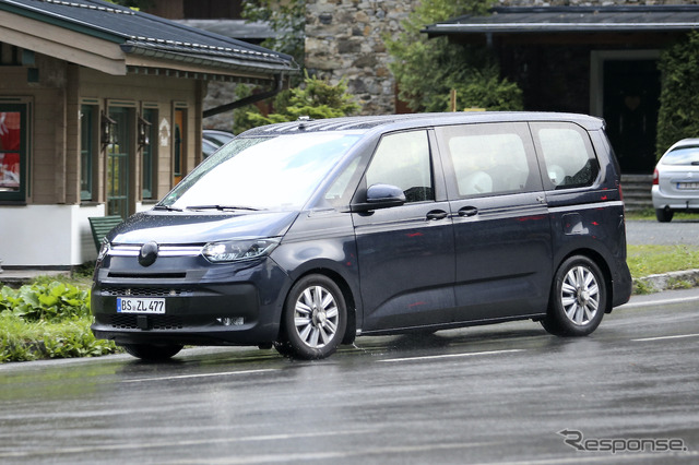 VW T7 市販型プロトタイプ(スクープ写真)