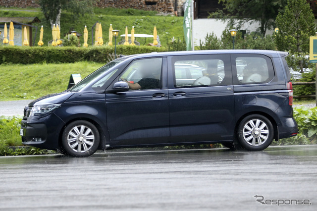 VW T7 市販型プロトタイプ(スクープ写真)
