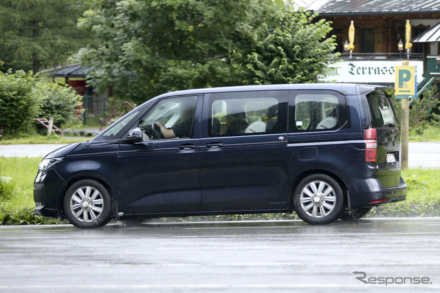 VW T7 市販型プロトタイプ(スクープ写真)