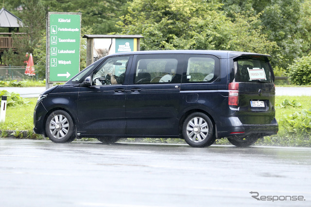 VW T7 市販型プロトタイプ(スクープ写真)