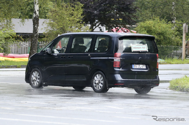 VW T7 市販型プロトタイプ(スクープ写真)
