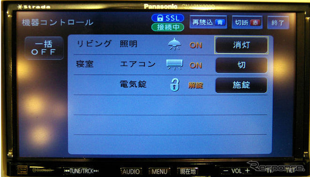 【カーナビガイド'08夏 写真蔵】パナソニック ストラーダFクラス…ホームリンクの機能を画像でチェック
