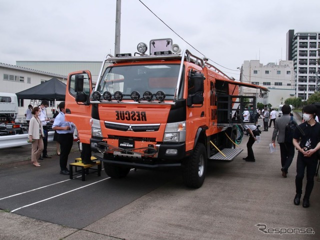 災害救助用特殊車両：三菱ふそうATHENA