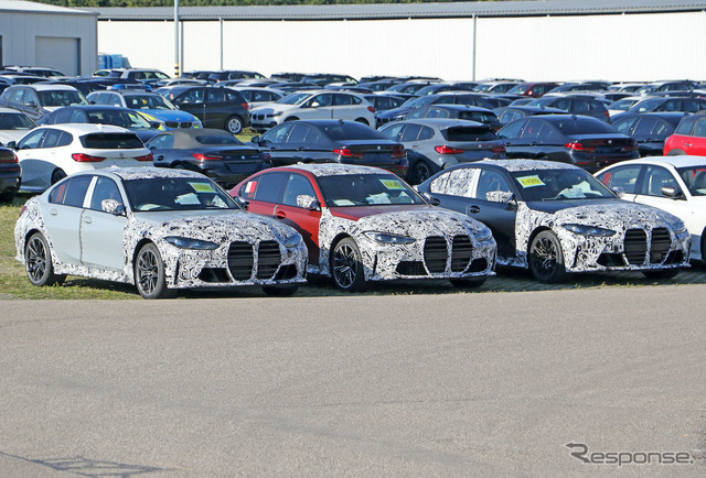 BMW M3セダン 次期型プロトタイプ(スクープ写真)