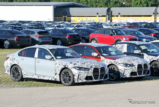 BMW M3セダン 次期型プロトタイプ(スクープ写真)
