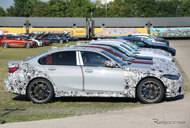 BMW M3セダン 次期型プロトタイプ(スクープ写真)