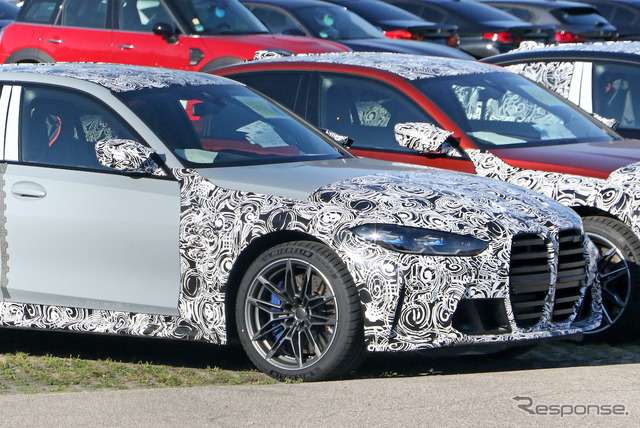BMW M3セダン 次期型プロトタイプ(スクープ写真)