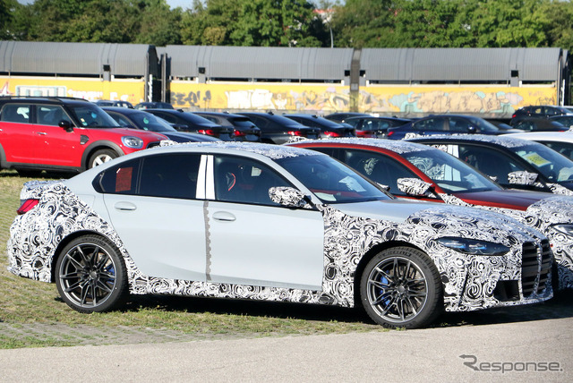 BMW M3セダン 次期型プロトタイプ(スクープ写真)