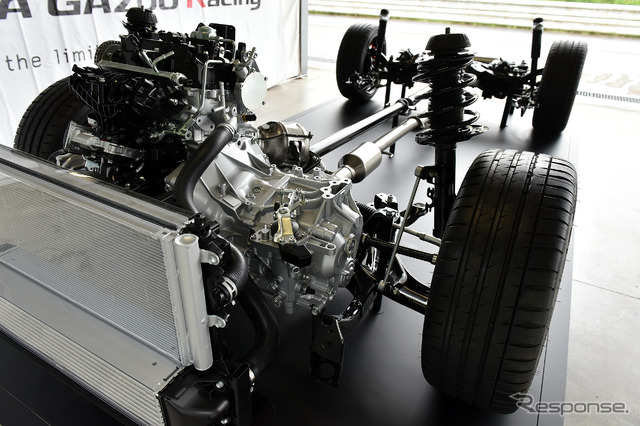 トヨタ GRヤリス(4WD)のカットモデル