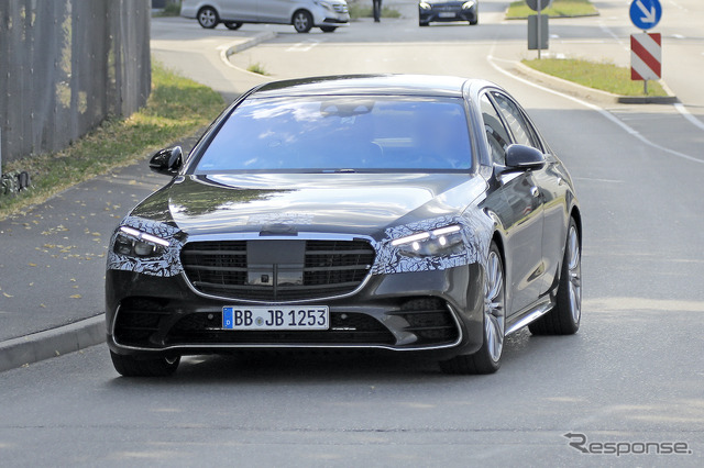 メルセデスベンツ Sクラス 次期型プロトタイプ(スクープ写真)
