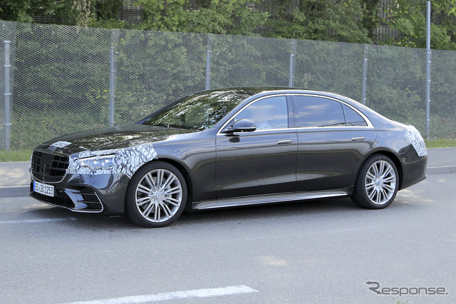 メルセデスベンツ Sクラス 次期型プロトタイプ(スクープ写真)