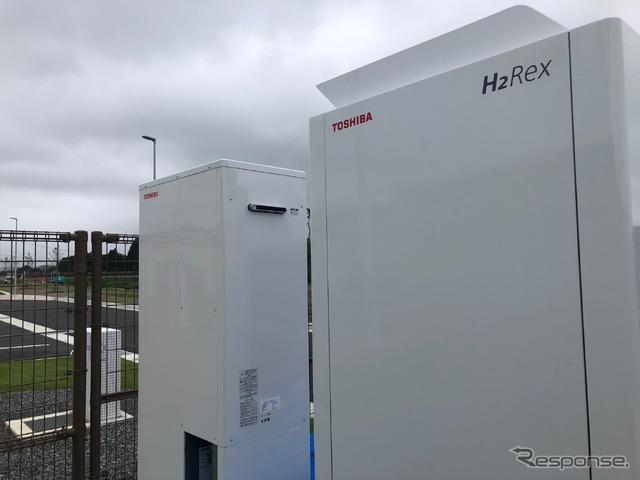 「道の駅なみえ」に納入された3.5kW「H2Rex」