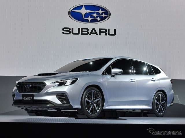 まもなく発売される新型レヴォーグ。写真はプロトタイプ(東京モーターショー2019)