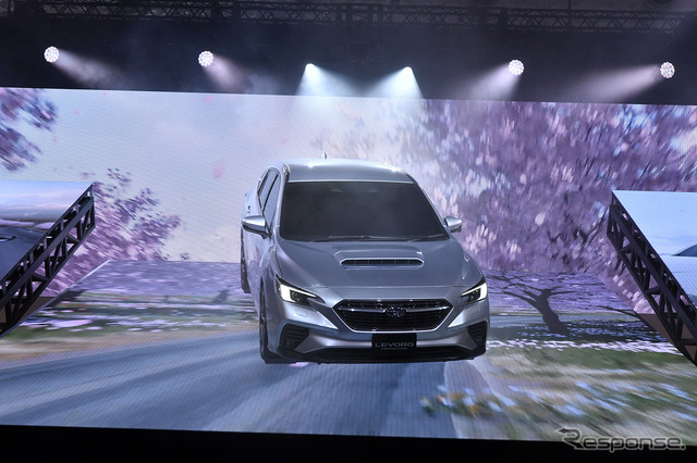 まもなく発売される新型レヴォーグ。写真はプロトタイプ(東京モーターショー2019)