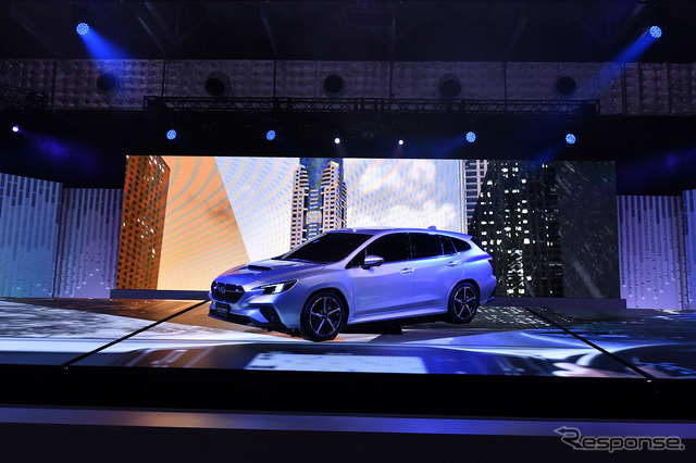 まもなく発売される新型レヴォーグ。写真はプロトタイプ(東京モーターショー2019)