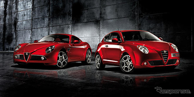 ベビーアルファ、MiTo…vs 8C 写真蔵