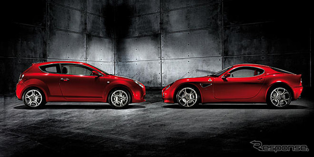 ベビーアルファ、MiTo…vs 8C 写真蔵