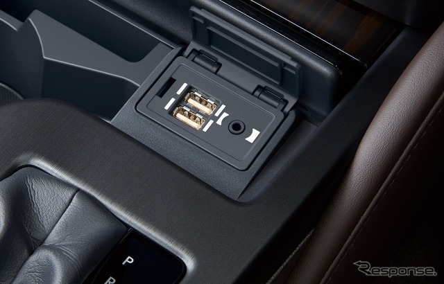 USB(2個)/AUX(音声)入力端子