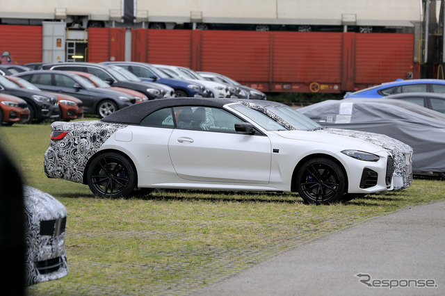 BMW 4シリーズカブリオレ 市販型プロトタイプ(スクープ写真)