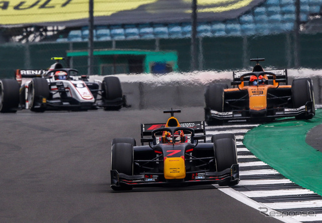 #7 角田裕毅(2020年FIA-F2第5戦シルバーストン)