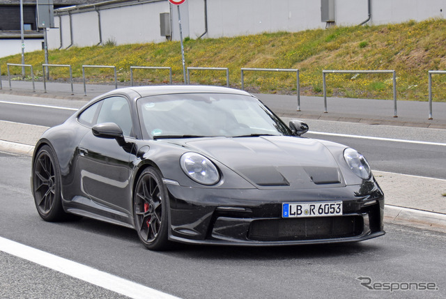 ポルシェ 911 GT3ツーリング 新型プロトタイプ(スクープ写真)