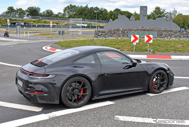 ポルシェ 911 GT3ツーリング 新型プロトタイプ(スクープ写真)
