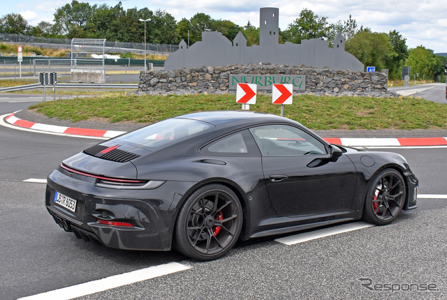 ポルシェ 911 GT3ツーリング 新型プロトタイプ(スクープ写真)
