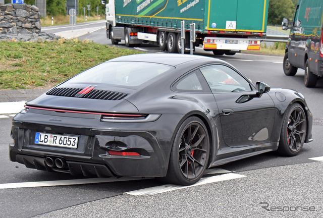 ポルシェ 911 GT3ツーリング 新型プロトタイプ（スクープ写真）