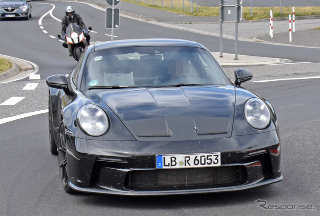 ポルシェ 911 GT3ツーリング 新型プロトタイプ（スクープ写真）