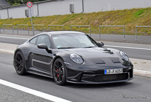 ポルシェ 911 GT3ツーリング 新型プロトタイプ(スクープ写真)