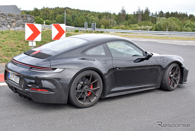 ポルシェ 911 GT3ツーリング 新型プロトタイプ(スクープ写真)