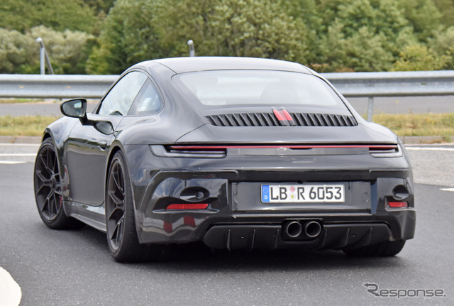 ポルシェ 911 GT3ツーリング 新型プロトタイプ(スクープ写真)