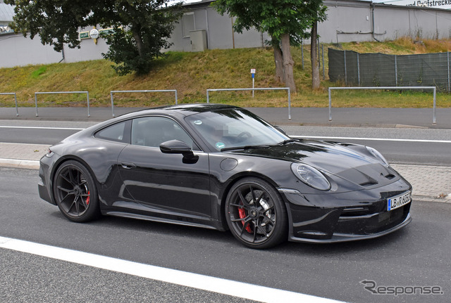 ポルシェ 911 GT3ツーリング 新型プロトタイプ(スクープ写真)