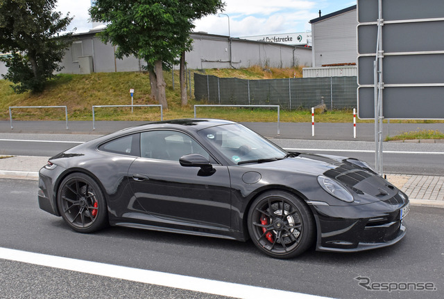ポルシェ 911 GT3ツーリング 新型プロトタイプ(スクープ写真)