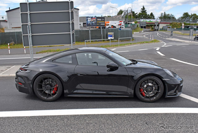 ポルシェ 911 GT3ツーリング 新型プロトタイプ(スクープ写真)