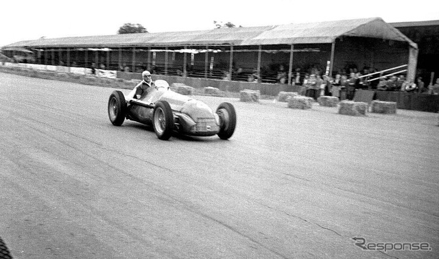 ルイジ・ファジオーリのアルファロメオ158(1950年、F1イギリスGP)